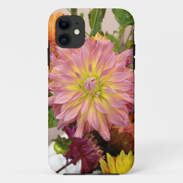 Pink Flower iphone Case (Back)
