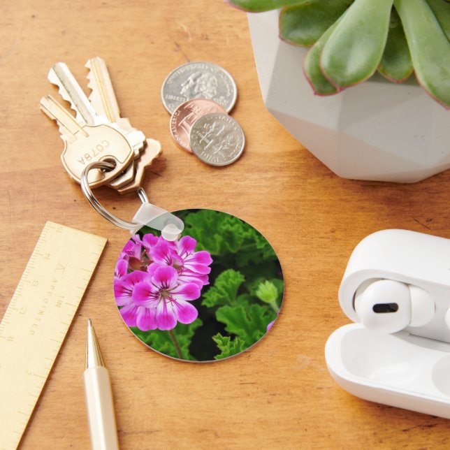 Pink Flower -  Keychain (Desk)