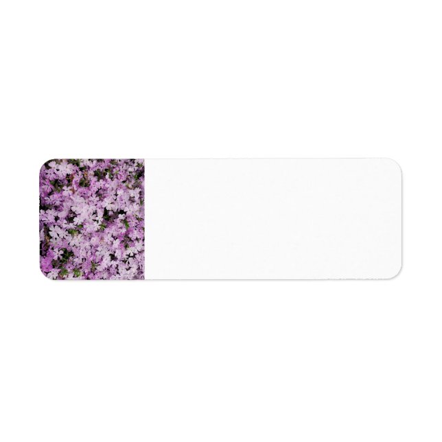 Pink flower label (Front)