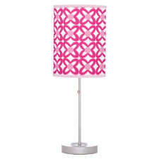 Pink Flower Lamp
