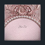 Pink Flower Magnet<br><div class="desc">Beautiful Pink Flower Magnet</div>