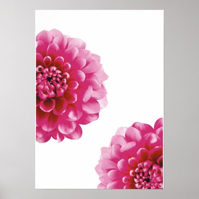 pink flower mom poster (Front)