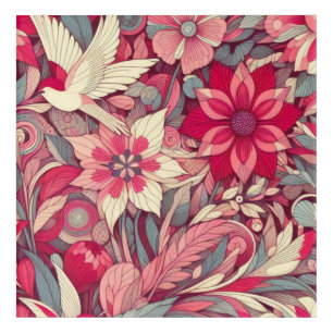 Pink Flower Morris art