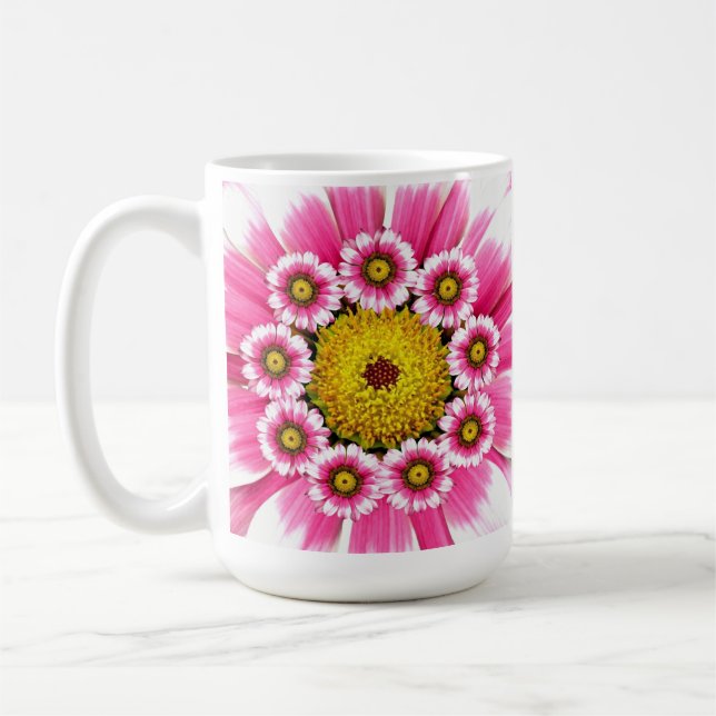 Pink Flower Mug (Left)