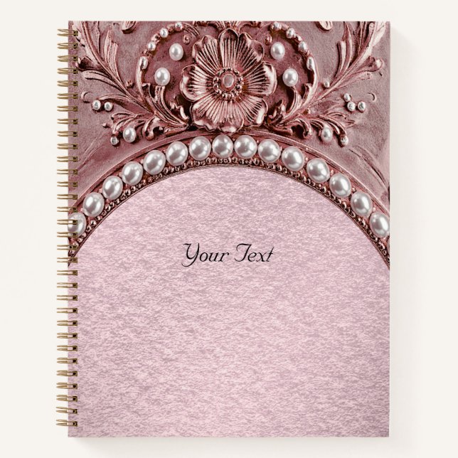 Pink Flower Notebook (Front)