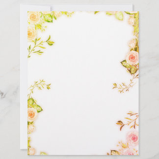 Pink Flower Paper