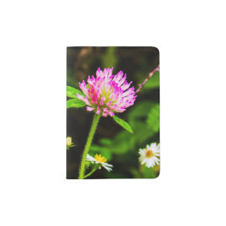 Pink Flower Passport Holder