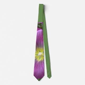 Pink Flower Photo Tie