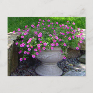 Pink Flower Planter Cards