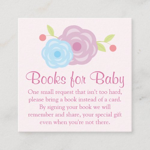 Pink Flower Polkat Dot Girl Request Cards