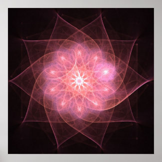 Pink flower - Poster