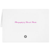 Pink Flower Power Cards (Back Horizontal)