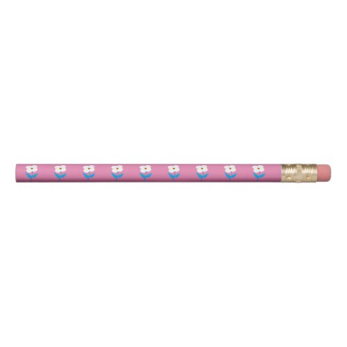 Pink Flower Power Pencil