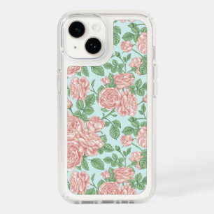 Pink Flower Rose Garden Bouquet Pattern Speck iPhone 14 Case
