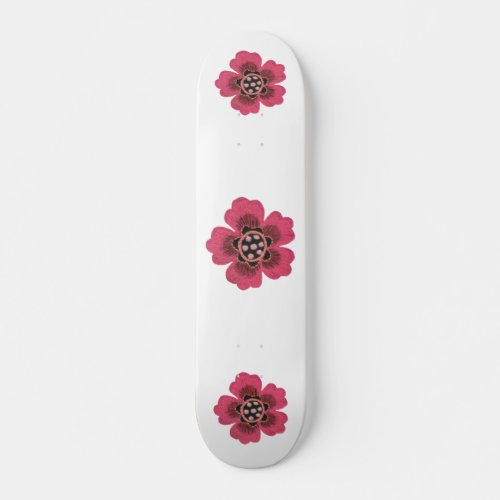 Pink Flower Skateboard
