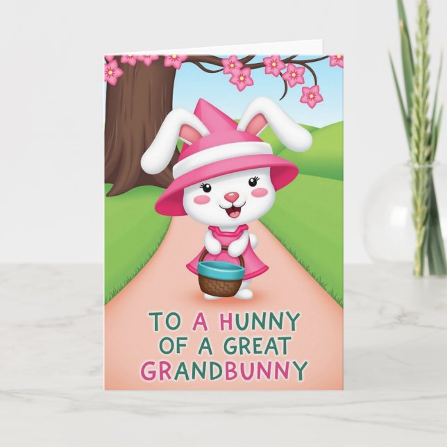 Pink Flower Springtime Friend Card (Front)