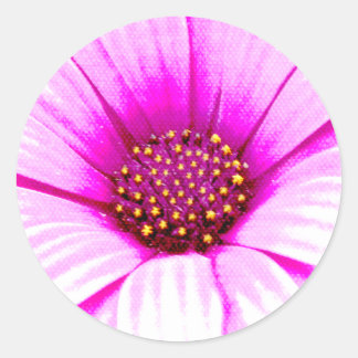Pink Flower Stickers