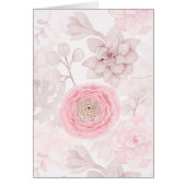 Pink Flower Succulent Illustration Summer Pattern (Front)