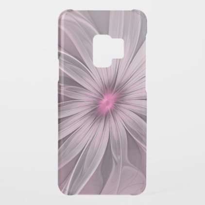 Pink Flower Waiting For A Bee Abstract Fractal Art Uncommon Samsung Galaxy S9 Case
