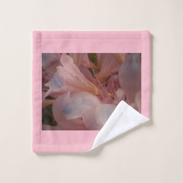 Pink Flower Wash Cloth (Wash Cloth)