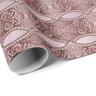 Pink Flower Wrapping Paper