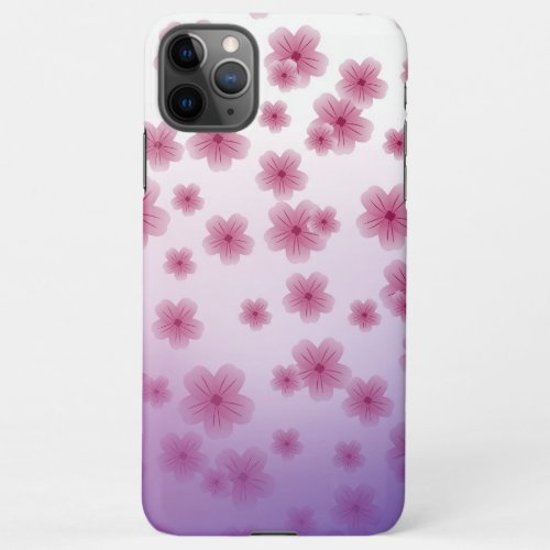 Pink flowered classy iPhone 11Pro Max Case