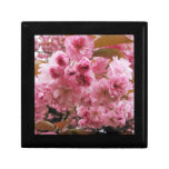Pink Flowered Keepsake Gift Box