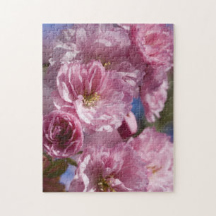 Pink Flowering Japanese Cherry Tree Blossom Puzzle