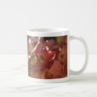 pink flowering tree coffee mug