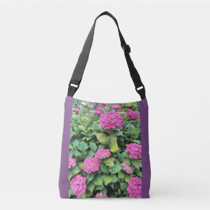 Pink Flowers All-Over-Print Cross Body Bag