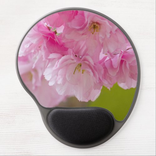 Pink Flowers Beautiful Coloring Nature Pictures Gel Mouse Pad