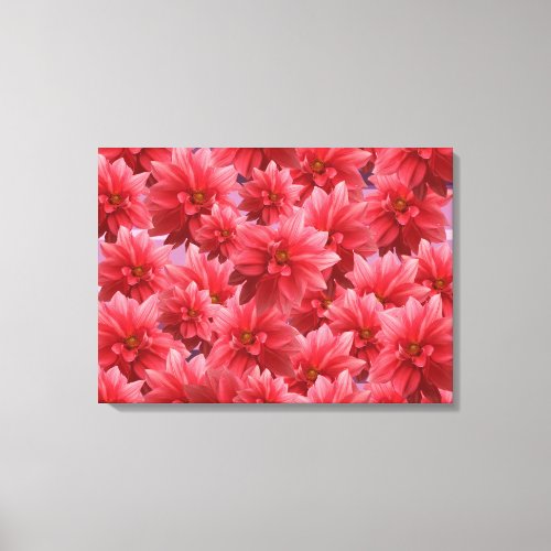 Pink Flowers Beauty  Canvas Print