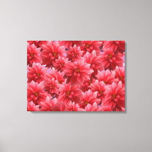 Pink Flowers Beauty  Canvas Print (Front)