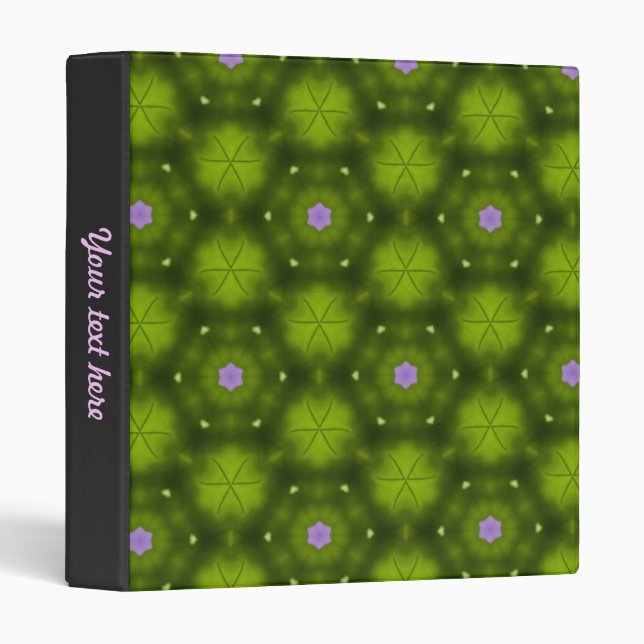 Pink Flowers Binder (Front/Spine)