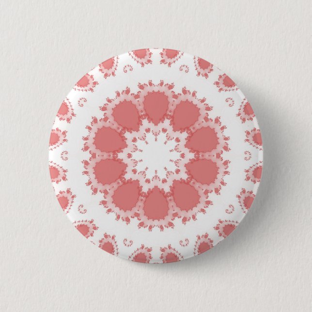 PINK FLOWERS BUTTON (Front)