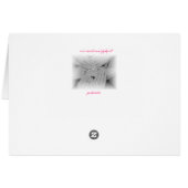 Pink Flowers Cards (Back Horizontal)