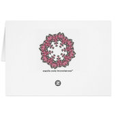 Pink Flowers Cards (Back Horizontal)