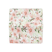 Pink flowers checkbook cover (Open)