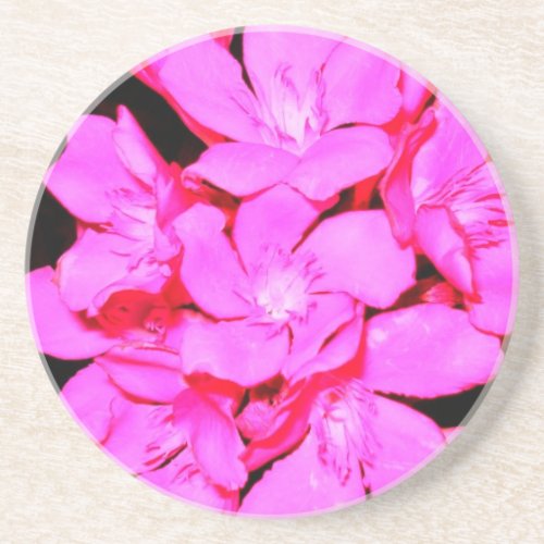 Pink Flowers Coaster