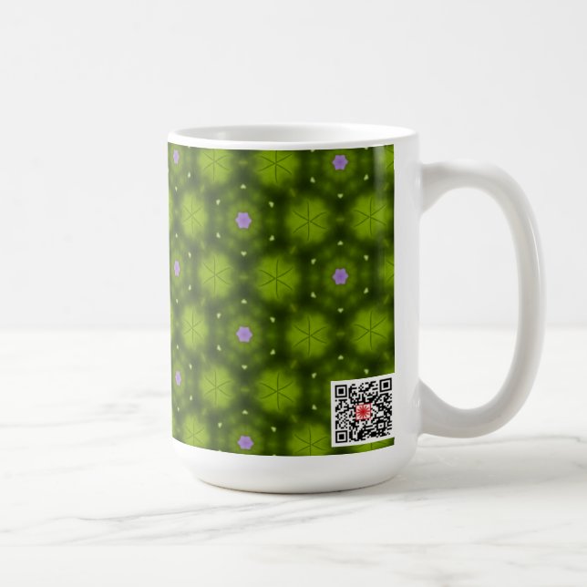 Pink Flowers Coffee Mug (Right)