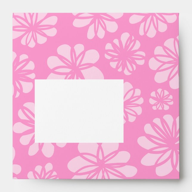 Pink Flowers Envelope (Front)
