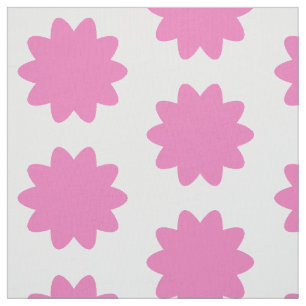 Pink Flowers Fabric