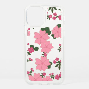 Pink Flowers, Floral Pattern, Pattern Of Flowers Speck iPhone 12 Case