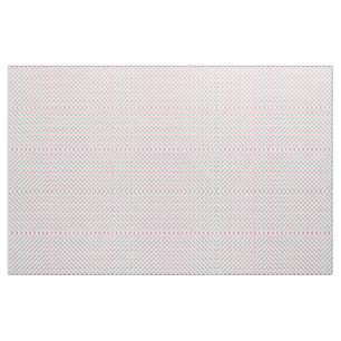 Pink Flowers Green Leaves Custom Fabric