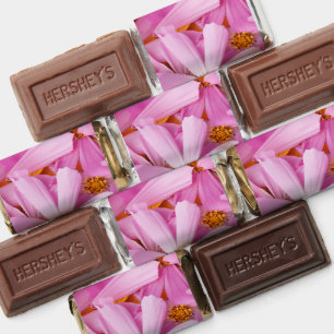 Pink Flowers Hershey's Miniatures