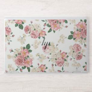 Pink flowers HP EliteBook X360 1030 G2 Laptop Skin