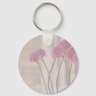 Pink Flowers Key Chain