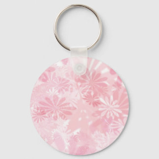 Pink Flowers Keychain