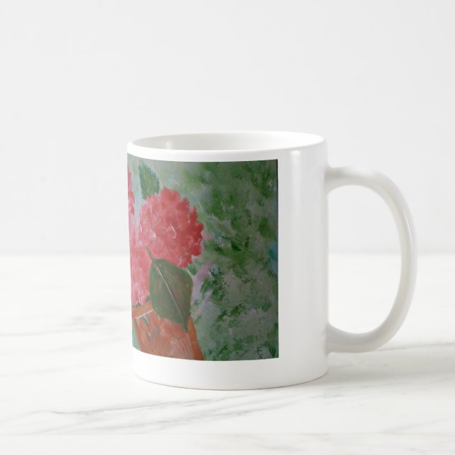 Pink Flowers Mug (Right)