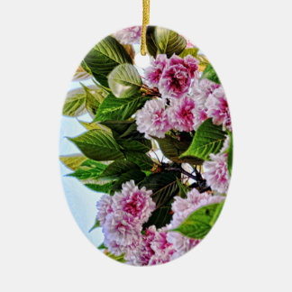 Pink Flowers Ornament
